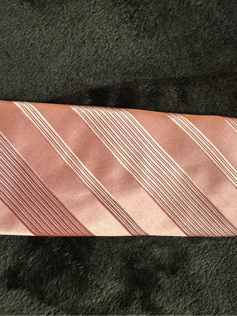 Donald J. Trump Signature Collection‎ Pink Striped Silk Tie Made in Italy